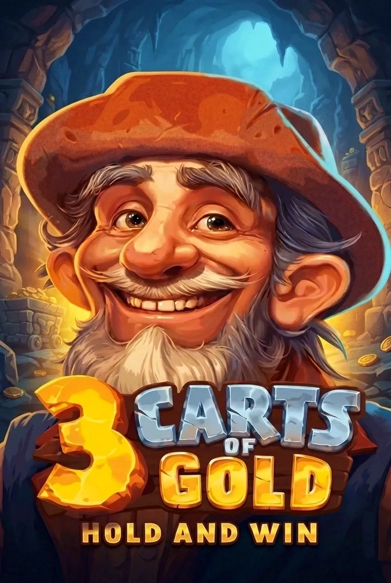 3 carts of gold hold and win